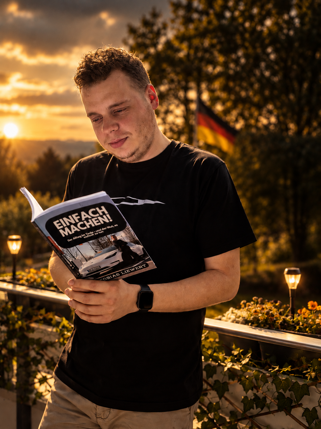 Tobias Liewert mit dem Buch einfach machen!